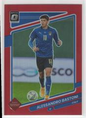 Alessandro Bastoni [Optic Red] Soccer Cards 2021 Panini Donruss Road to Qatar Prices