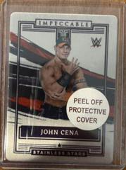John Cena #18 Wrestling Cards 2022 Panini Impeccable WWE Stainless Stars Prices