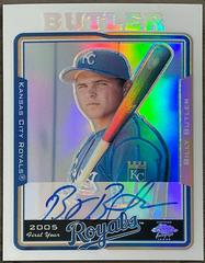 Billy Butler [Autograph Refractor] #235 Baseball Cards 2005 Topps Chrome Prices