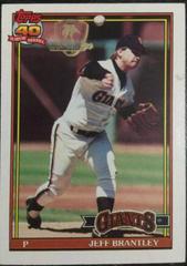 Jeff Brantley #17 Baseball Cards 1991 Topps Desert Shield Prices