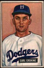 Carl Erskine #260 Baseball Cards 1951 Bowman Prices