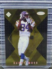 Randy Moss [Gold Redemption 500] #S186 Football Cards 1998 Collector's Edge Masters Prices