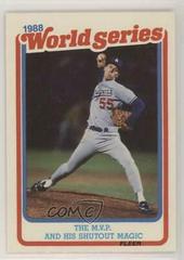 Orel Hershiser #11 Baseball Cards 1989 Fleer World Series Prices