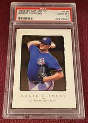 Roger Clemens #195 Baseball Cards 1998 SP Authentic Prices