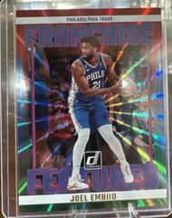 Joel Embiid [Red Green] #3 Basketball Cards 2023 Panini Donruss Franchise Features Prices