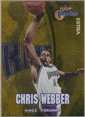 Chris Webber [Extra] #24 Basketball Cards 2000 Fleer Game Time Prices