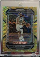 Stephen Curry [Gold Wave] Basketball Cards 2022 Panini Prizm Monopoly Prices