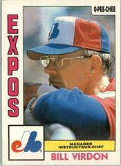 Bill Virdon #111 Baseball Cards 1984 O Pee Chee Prices