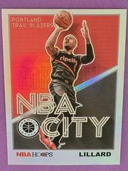 Damian Lillard [Holo] #6 Basketball Cards 2019 Panini Hoops Premium Stock NBA City Prices