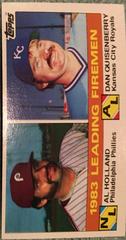 Leading Firemen [A. Holland, D. Quisenberry] #138 Baseball Cards 1984 Topps Prices