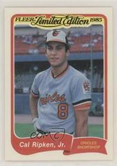Cal Ripken Jr. Baseball Cards 1985 Fleer Limited Edition Prices