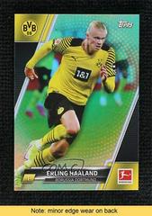 Erling Haaland [Gold Foil] #53 Soccer Cards 2021 Topps Bundesliga Prices