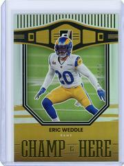 Eric Weddle [Holo] Football Cards 2022 Panini Donruss Champ is Here Prices