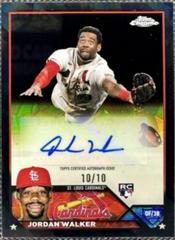Jordan Walker [Black] #USA-JW Baseball Cards 2023 Topps Chrome Update Sapphire Autographs Prices