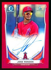 Jose Abreu [Chrome Red Refractor] Baseball Cards 2014 Bowman Prospect Autograph Prices
