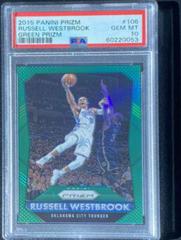 Russell Westbrook [Green Prizm] Basketball Cards 2015 Panini Prizm Prices