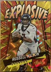Russell Wilson [Gold] Football Cards 2022 Panini Absolute Explosive Prices