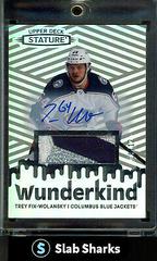 Trey Fix Wolansky [Autograph Patch] #W-11 Hockey Cards 2022 Upper Deck Stature Wunderkind Prices