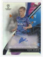 Dani Olmo Soccer Cards 2021 Topps Finest UEFA Champions League Autographs Prices