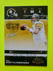 Ben Roethlisberger #76 Football Cards 2007 Playoff Contenders Prices