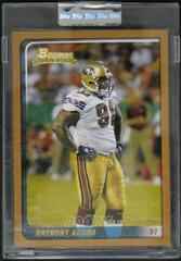 Anthony Adams [Gold] #231 Football Cards 2003 Bowman Prices