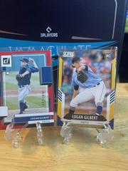 Logan Gilbert [Gold] #5 Baseball Cards 2021 Panini Chronicles Score Prices
