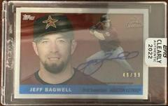 Jeff Bagwell Baseball Cards 2022 Topps Clearly Authentic 1955 Reimagining Autographs Prices