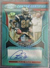 Isaac Bruce [Blue] Football Cards 2022 Panini Certified Canton Signatures Prices
