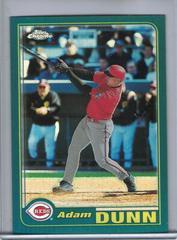 Adam Dunn [Retrofractor] Baseball Cards 2001 Topps Chrome Traded Prices