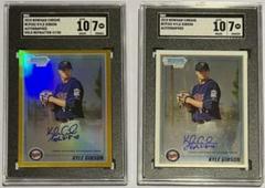 Kyle Gibson [Gold Refractor Autograph] #BCP202 Baseball Cards 2010 Bowman Chrome Prospects Prices