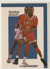 George Ackles #2 Basketball Cards 1991 Courtside Prices