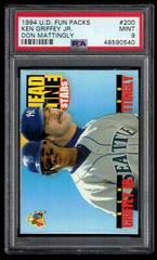 Don Mattingly, Ken Griffey Jr. #200 Baseball Cards 1994 Upper Deck Fun Packs Prices