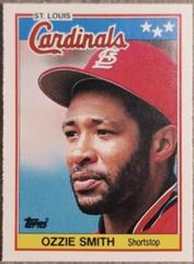 Ozzie Smith #72 Baseball Cards 1988 Topps American Prices