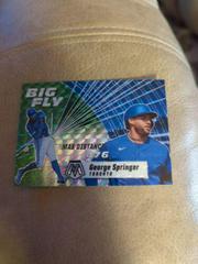 George Springer [Green Fluorescent] #BF6 Baseball Cards 2021 Panini Mosaic Big Fly Prices