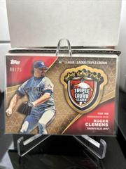 Roger Clemens [Gold] Baseball Cards 2023 Topps Crowning Achievements Commemorative Patch Prices