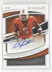 Andre Johnson Football Cards 2022 Panini Immaculate Collegiate Champions Autographs Prices
