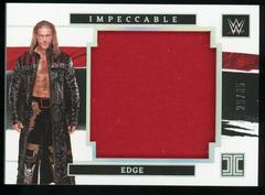 Edge Wrestling Cards 2022 Panini Impeccable WWE Jumbo Materials Prices