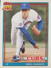 Greg Maddux #35 Baseball Cards 1991 Topps Prices