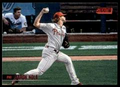 Aaron Nola [Red Foil] #108 Baseball Cards 2021 Stadium Club Prices