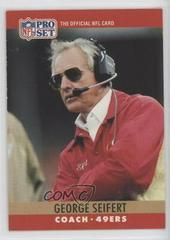 George Seifert #299 Football Cards 1990 Pro Set FACT Cincinnati Prices