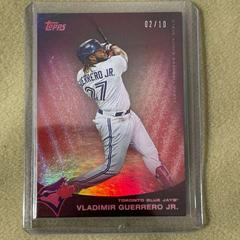 Vladimir Guerrero Jr. [Pink Glitter] #107 Baseball Cards 2022 Topps X Steve Aoki Prices