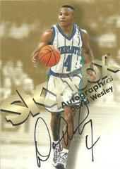 David Wesley #NNO Basketball Cards 1998 Skybox Premium Autographics Prices