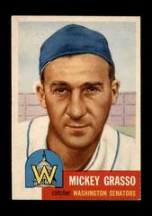 Mickey Grasso Baseball Cards 1953 Topps Prices