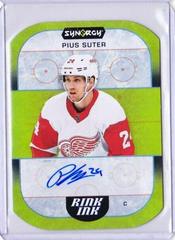 Pius Suter #RI-PS Hockey Cards 2022 Upper Deck Synergy Rink Ink Autographs Prices