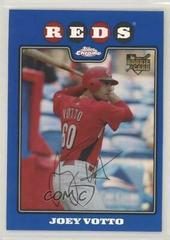 Joey Votto [Blue Refractor] #196 Baseball Cards 2008 Topps Chrome Prices