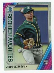 Jesus Luzardo Baseball Cards 2020 Bowman Chrome Rookie of the Year Favorites Prices