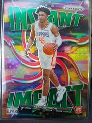Keon Johnson [Green Prizm] #5 Basketball Cards 2021 Panini Prizm Instant Impact Prices