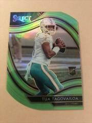 2020 Panini Select Neon Green Prizm Die-Cut Tua Tagovailoa SGC selling 10 GEM Rookie RC