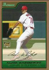 Adam Wainwright [White] #214 Baseball Cards 2006 Bowman Prices