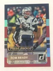 Tom Brady [Press Proof Gold] #22 Football Cards 2015 Panini Donruss Prices